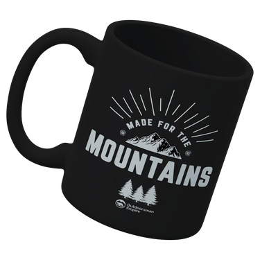 Made For The Mountains White Coffee Mug